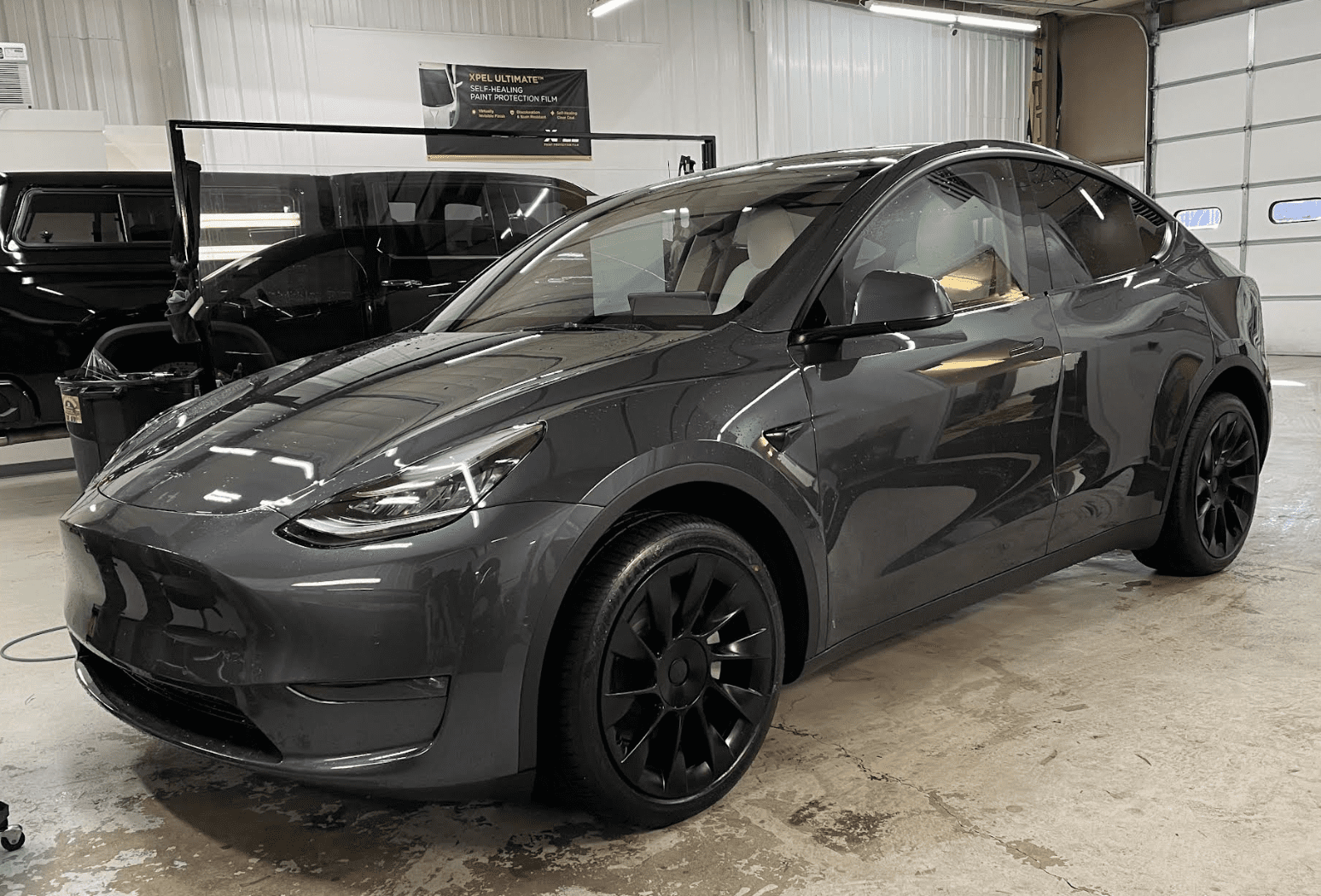 Tesla before stealth wrap