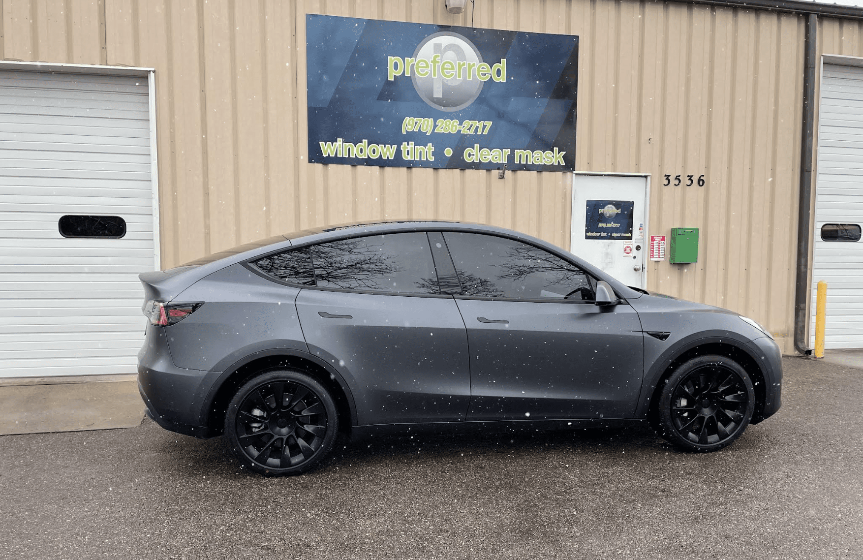 Tesla after stealth wrap