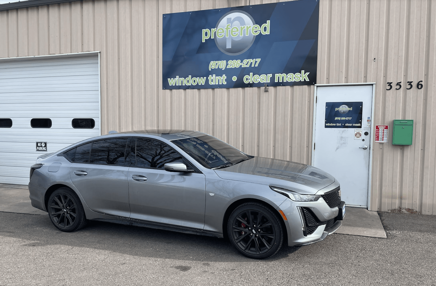 Cadillac after window tint