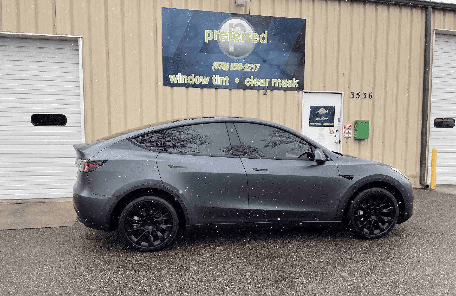 Tesla after stealth wrap