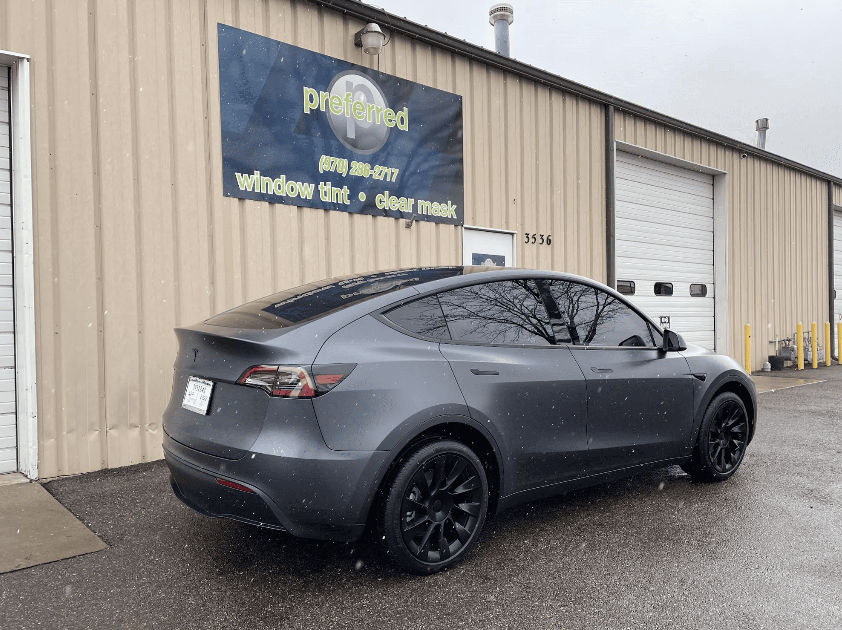 Tesla after stealth wrap