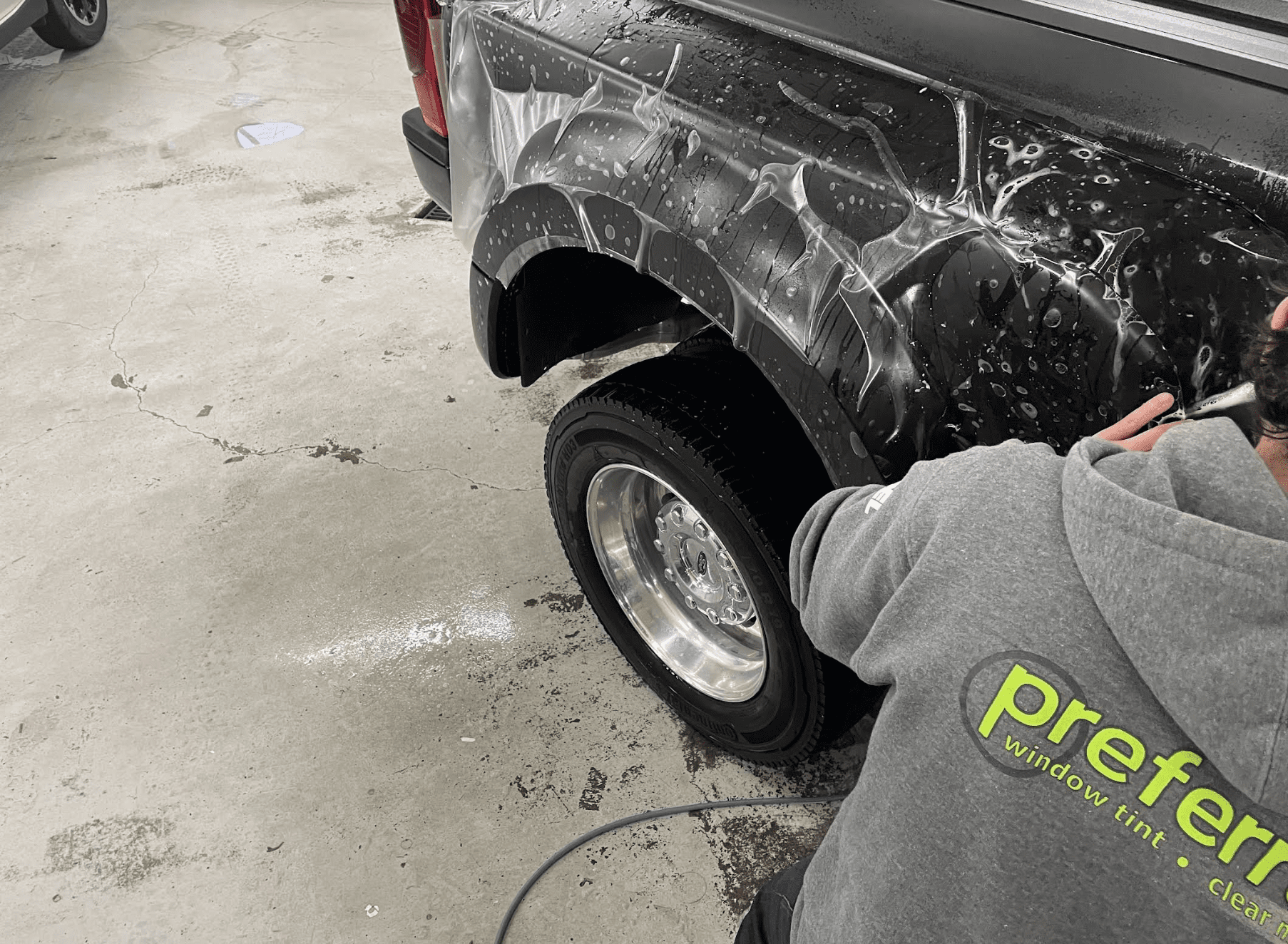 F450 Stealth Wrap in progress