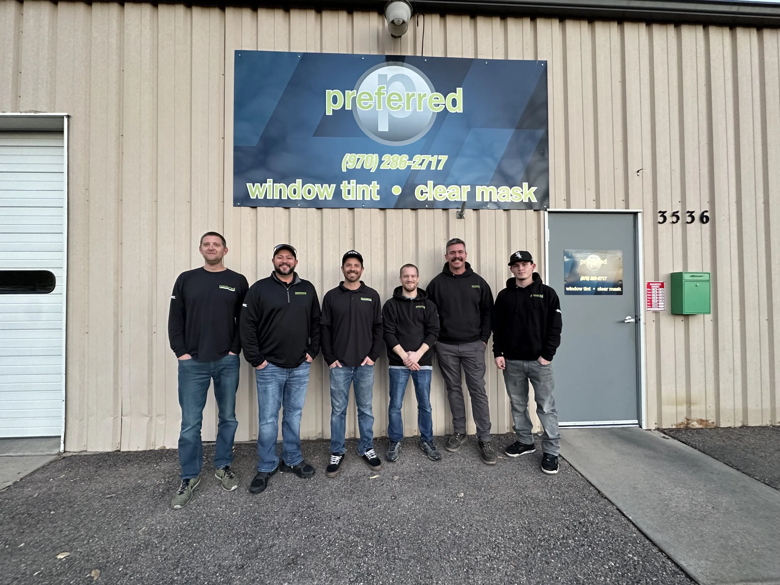 Preferred Window Tint Team Photo